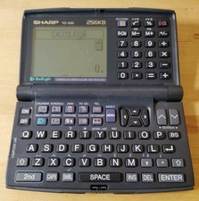 Vintage Sharp YO-550 256KB Electronic Organizer PDA - Tested w/ Fresh Batteries