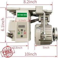 750W Industrial Sewing Machine Servo Motor w/ Controller Foot Switch