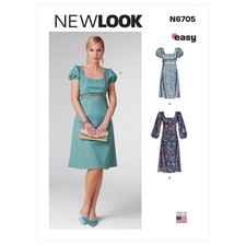 New Look 6705 Schnittmuster Misses Damen Klei...