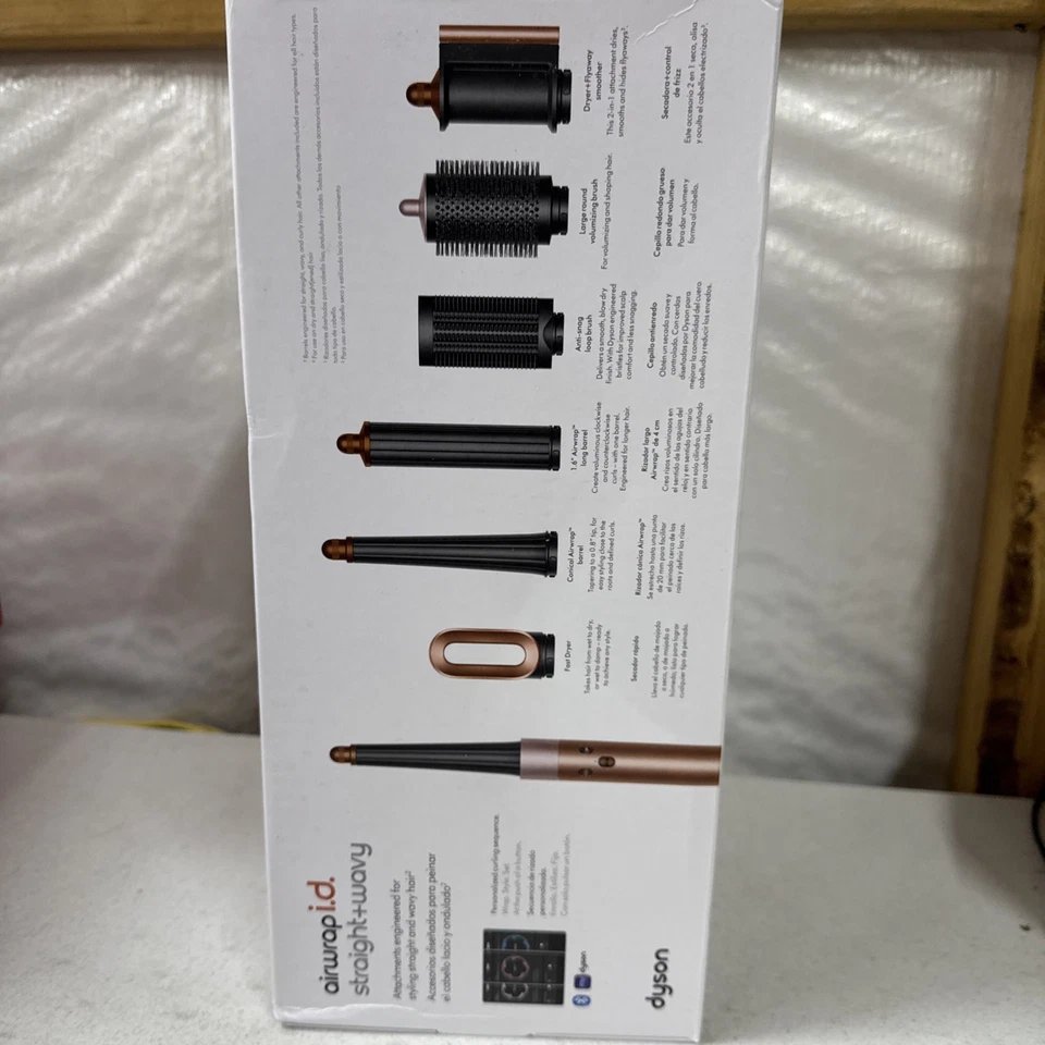 Dyson  Airwrap i.d. Multi-styler & Dryer Straight+Wavy - Amber Silk (SEALED) - Image 3 of 4