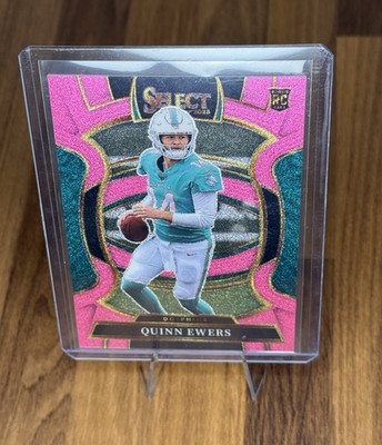 2025 Panini Select Football Quinn Ewers Dolphins Concourse #82 Rookie Pink /15