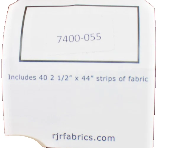 Rollo de tela RJR tiras pixie-negro-cantidad 40- 2-1/2 x 44" tiras Foto 3 de 3