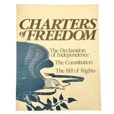 Charters Of Freedom Booklet Declaration Independence Constitution Bill Of Rights