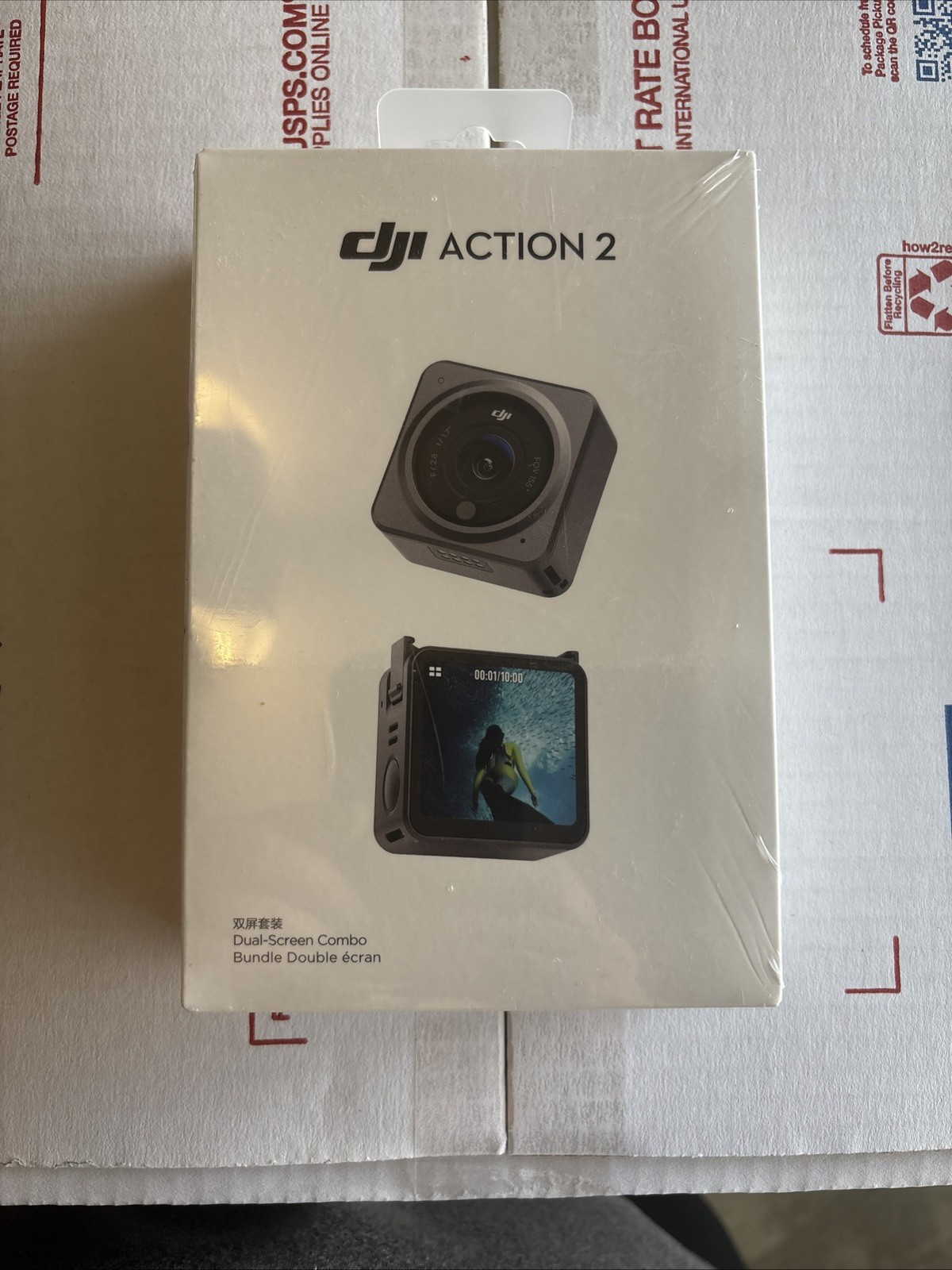 【Sealed】DJI Action 2 Dual Screen Combo 32GB Action Camera 4K Dual OLED