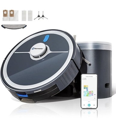 Vacmaster V10i 3in1 Robot Vacuum Mop LiDAR 3500Pa Self-Empty Pet CarpetHardFloor