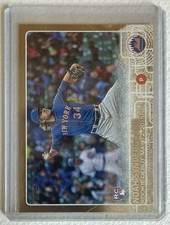 2015 Topps Update Gold #US234 Noah Syndergaard Rookie Card Numbered 1591 / 2015. rookie card picture