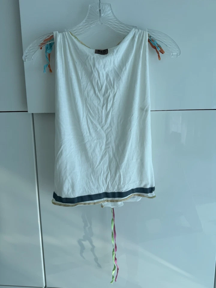 Camiseta sin mangas vintage D&G Dolce & Gabbana Beachwear para mujer talla IT 2 / US 34 Foto 4 de 4