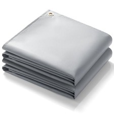 4x6ft Welding Blanket, Silicone Coated Fiberglass Fire Blanket 4x6ft-2 Pack