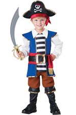 Brand New Deluxe Pirate Boy Outfit Toddler Costume