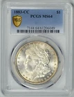1883-CC  PCGS  MS64  *  Carson City Morgan Dollar  *  #61206049