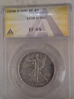 1938-D Walking Liberty Half Dollar Key Date
