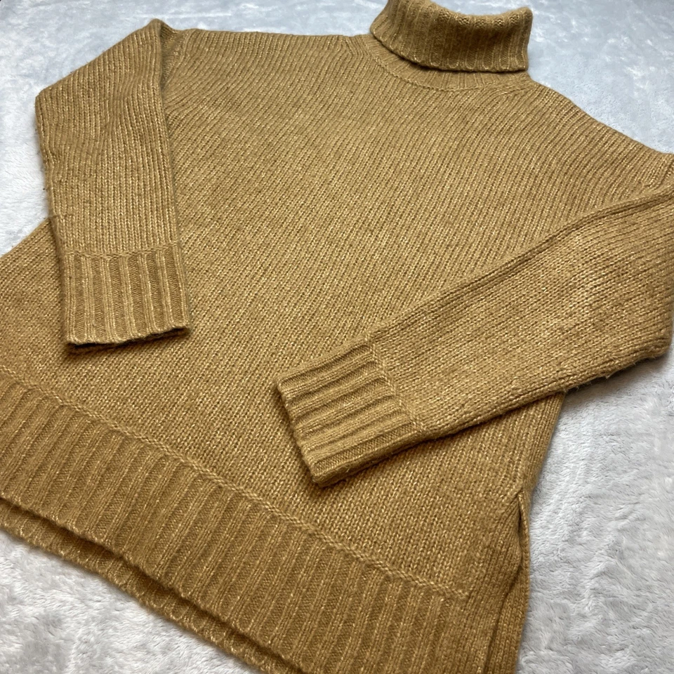 Suéter Everlane The Cloud Cuello Alto Mujer S Chai Lana Mezcla Alpaca Túnica Foto 2 de 4