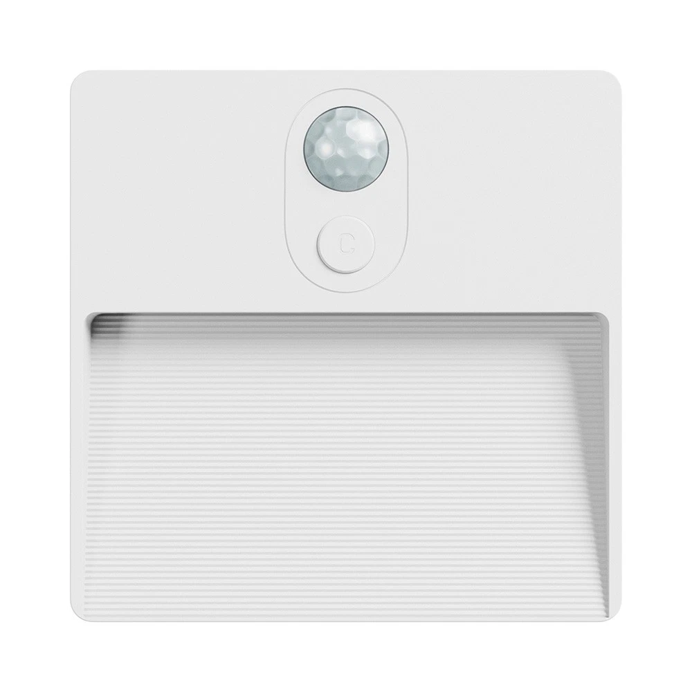 2x Spectrum LED Batería Luz Nocturna Lumina Pop Blanco RGBW 3000K Detector de Movimiento USB-C