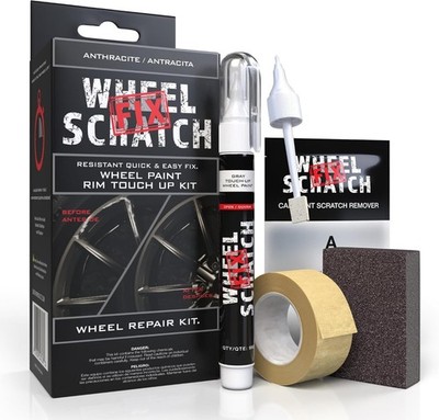 Gray Touch Up Paint for Cars - DIY Alloy Wheel Repair Kit, Curb Rash Remover ...