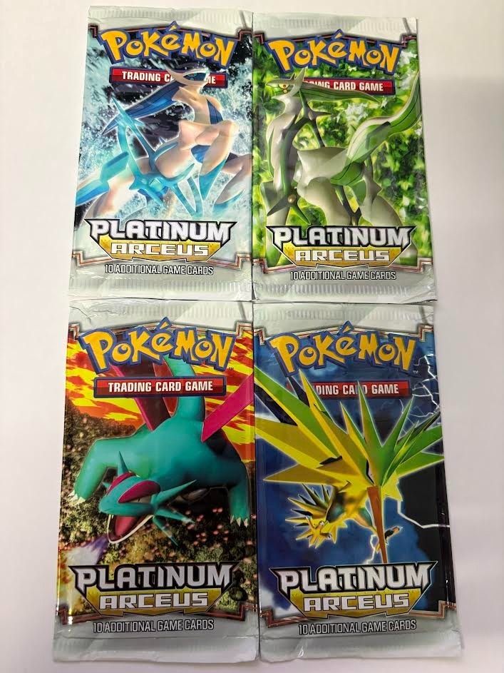 2009 Platinum Arceus Booster Pack OPENED - Choose Your Card!