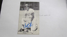 Amos Otis signed Postcard