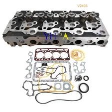 V2403 Complete Cylinder Head Assy With Valve + Full Gasket Kit For Kubota Engine
