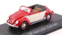 Norev Vw Hebmuller 1949 Red & Cream 1:43