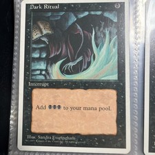 MTG - Dark Ritual - Core Set 4th Edition - Play Set of 4 - NM (Magic: The Gather