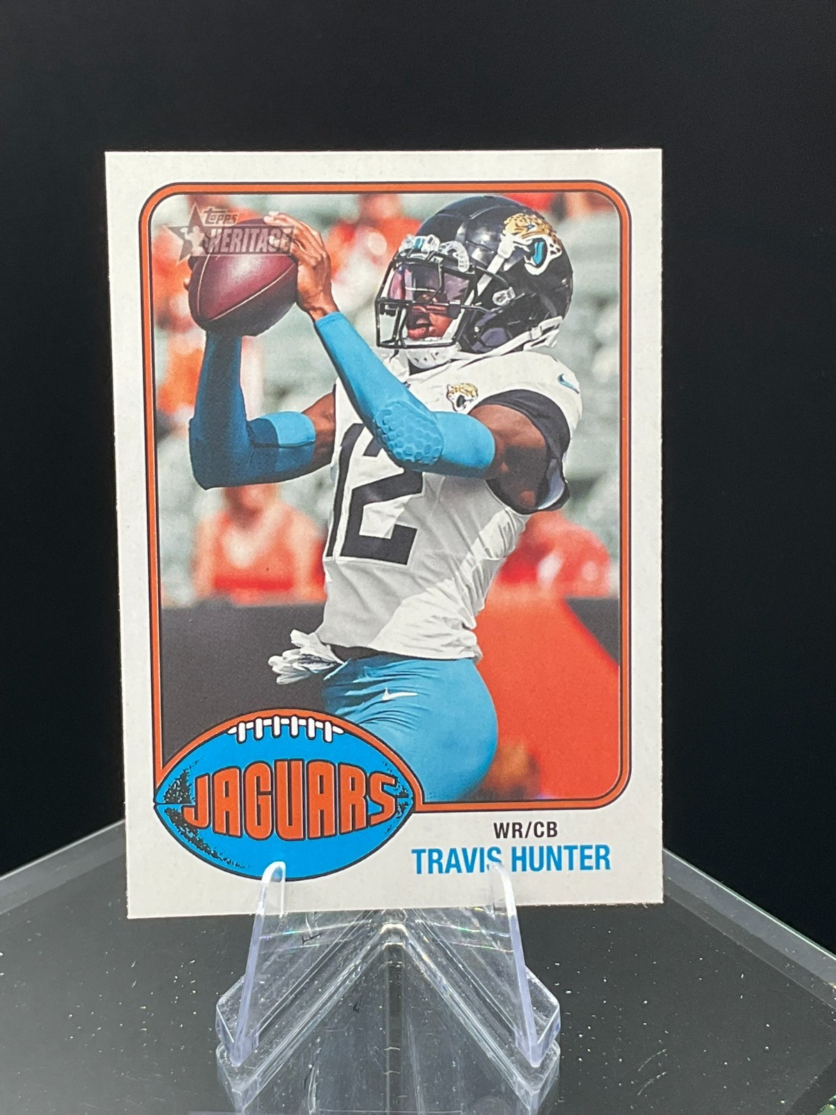 2026 Topps Heritage Football Base #267 Travis Hunter - Jacksonville Jaguars