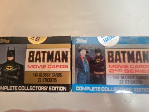 1989 TOPPS BATMAN MOVIE CARDS SET SERIES 1 & 2 LIMITED EDITION-BRAND NEW!!