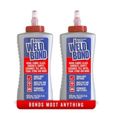 Weldbond Multi-Surface Non-Toxic Adhesive Glue, 2-pack, 420ml Pack of 2 