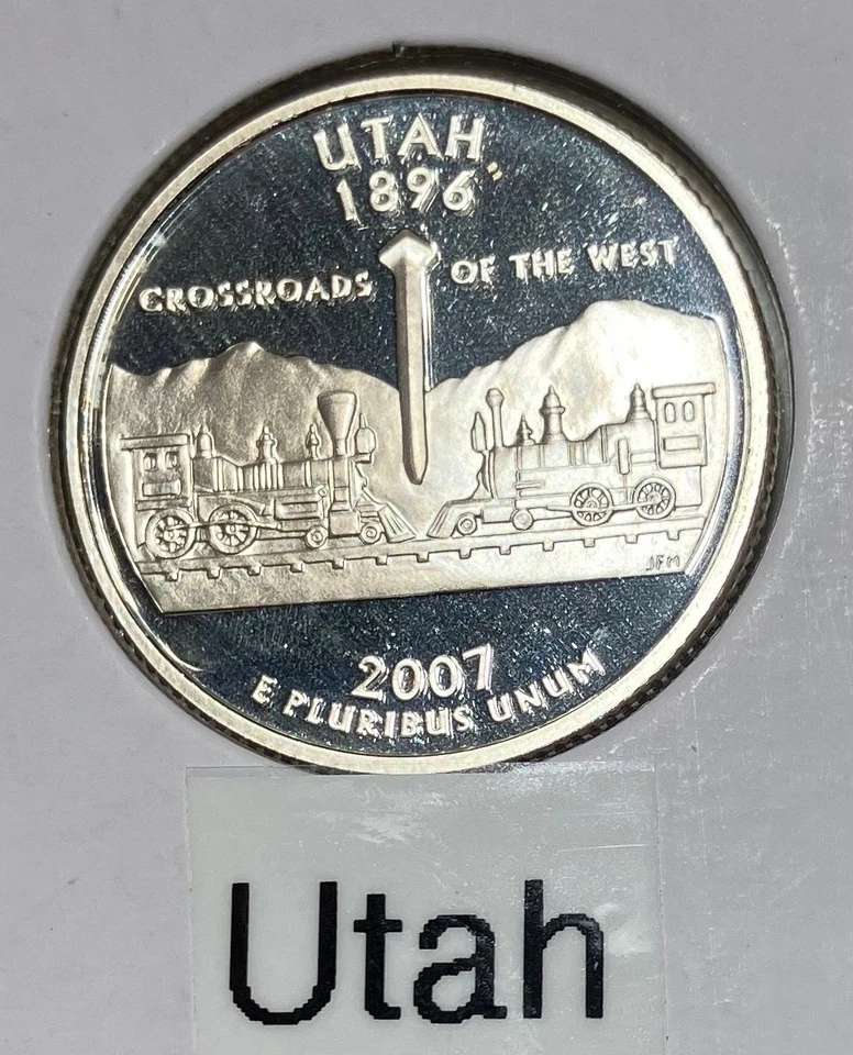 2007- 5 State Quarters all Silver Proof - Image 3 of 4