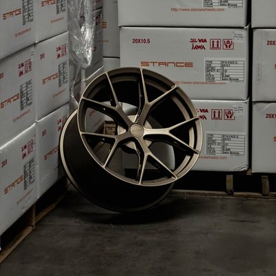 19'' Stance SF14 Bronze 19x8.5 Concave Wheels Rims Fits Audi B9 A4 S4