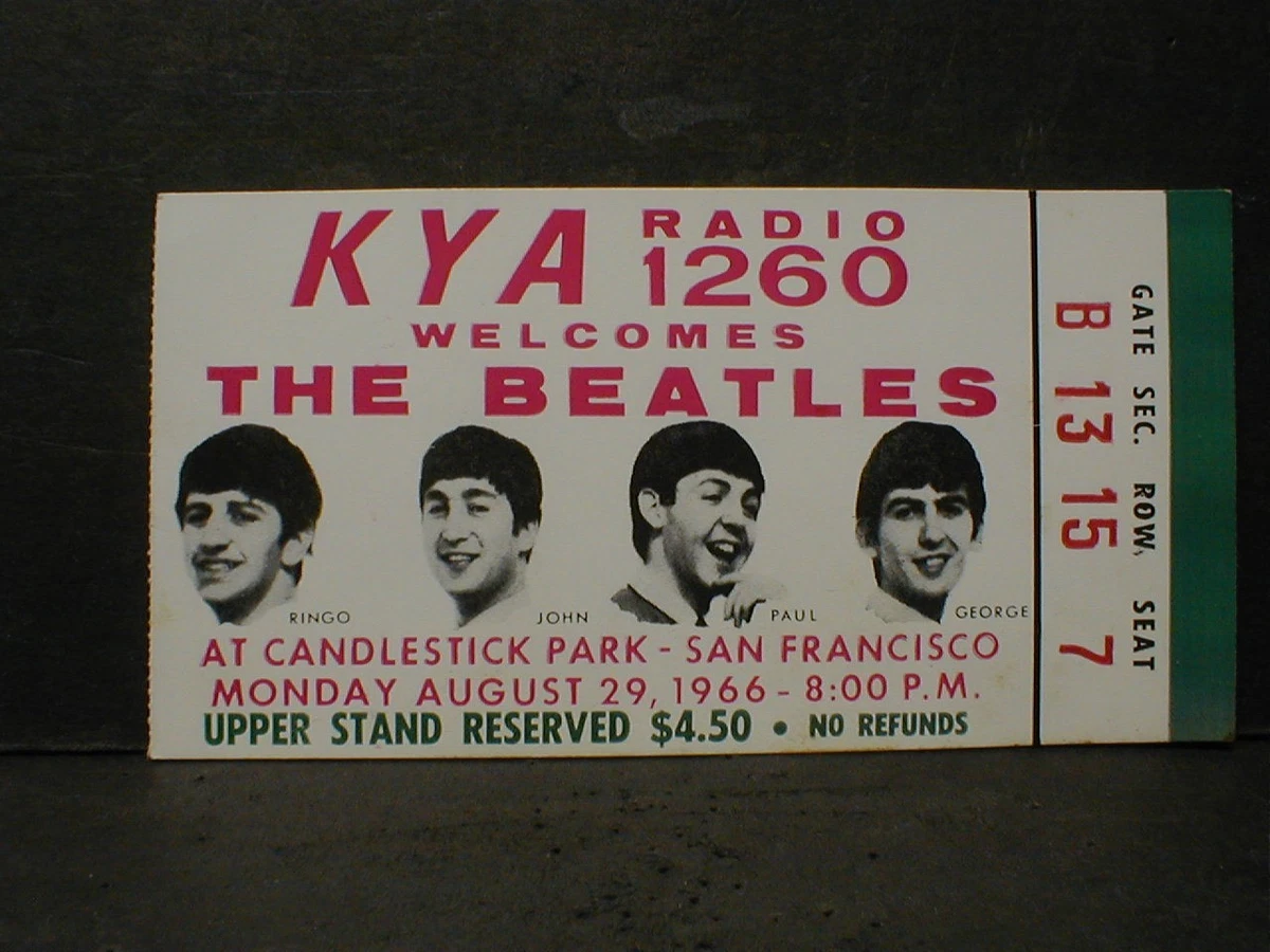 Preços baixos em Ingresso dos Beatles em Memorabilia de Shows dos