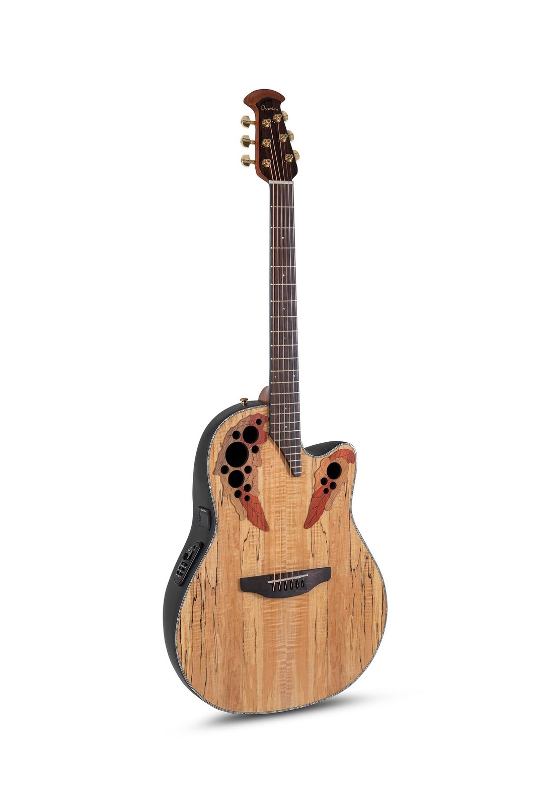 Ovation Celebrity Elite Plus CE44P-SM A / E Guitar - Natural Spalted Maple