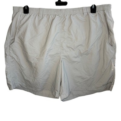 Columbia PFG Backcast III Water Shorts Men's 3X Gray Omni-Shade UPF 50 Lined