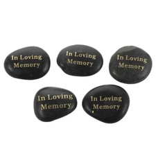 5 Pcs Grave Stone Makers for Humans Cemetery Stones Family Memorial