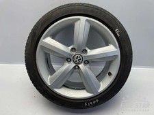 VW Golf R17 Alloy Wheel With Tire 2013 Hatchback 4/5dr 8P0601025AL (12-17)