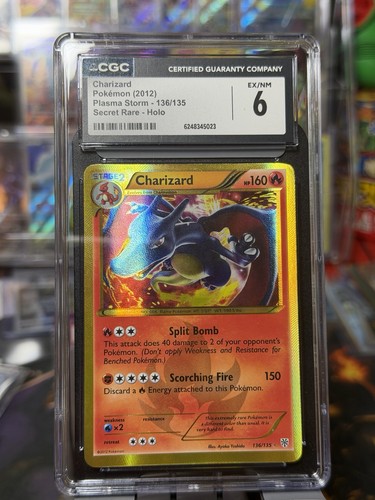 Charizard graded CGC 6 for sale on eBay