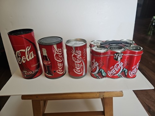 Coca-Cola Multicolor Soda Collectibles Memorabilia Lot Of Assorted. Dancing Coke