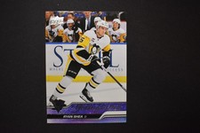 Ryan Shea 2023-24 Upper Deck Young Guns #489 Rookie Card Penguins. rookie card picture
