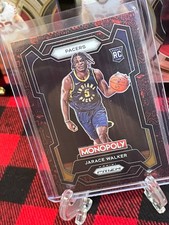 23-24 Prizm Monopoly Jarace Walker Classic Icons Red Prizm #36 SP RC