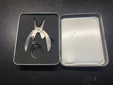 BASF PROMO Portable Multi-Tool Pliers Combo Keychain -Stainless Steel