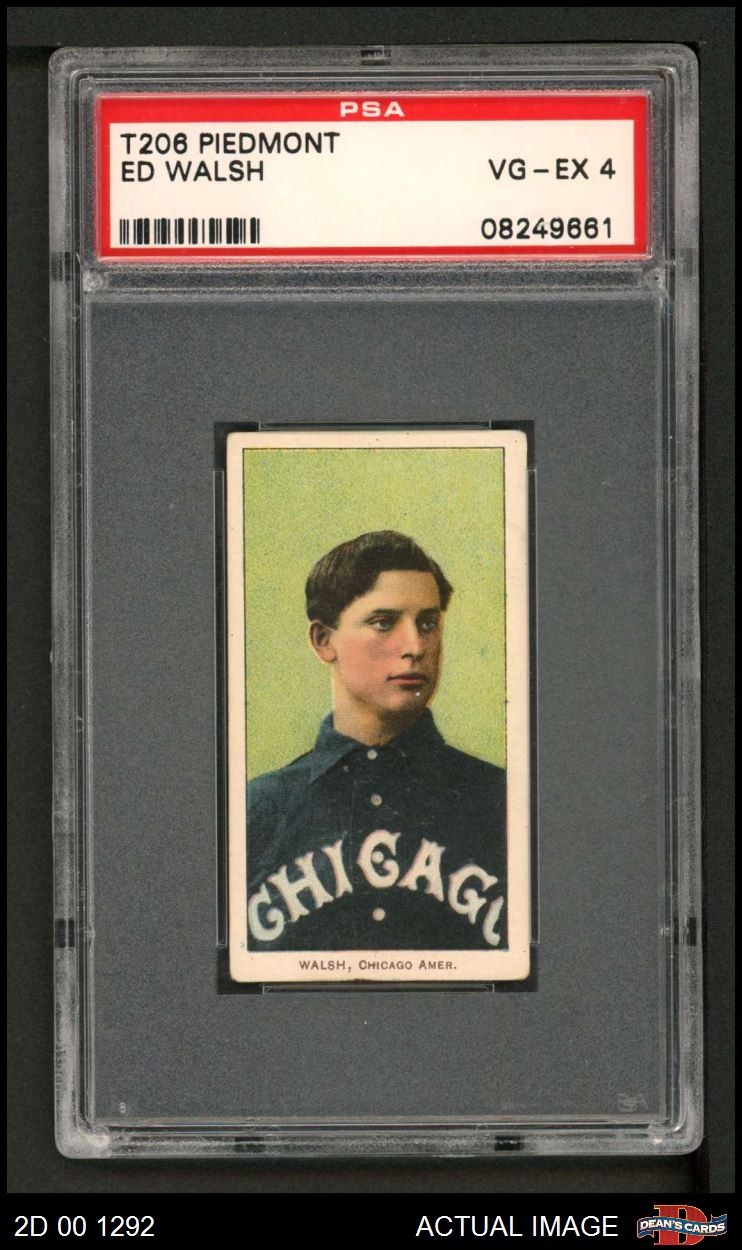 1909 T206 Ed Walsh White Sox HOF PSA 4 - VG/EX