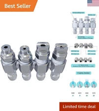 4-Way Jrod Pressure Washer Nozzle - Quick Connect for Dynamic Cleaning Solutions