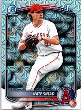 2025 Bowman Draft #BDC-38 Nate Snead Chrome Mojo Refractor