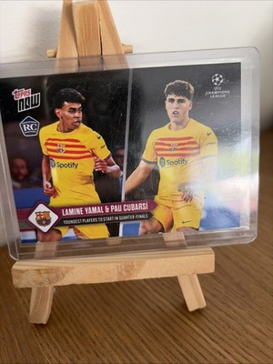 2023-24 Topps Now UCL - Lamine Yamal, Pau Cubarsi #114 Rookie Card (RC)