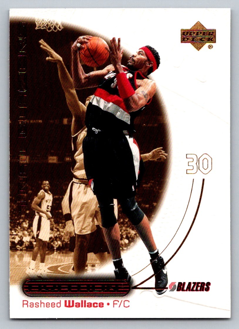 2000-01 Upper Deck Ovation #43 Rasheed Wallace