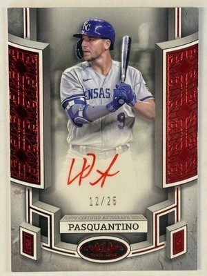 🔥Vinnie Pasquantino  RED FOIL AUTO #/25 Red Ink 2024 Topps Tier One Royals SSP