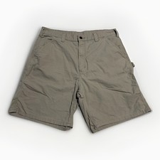 Carhartt B144 Vintage Carpenter Shorts Mens 36 Tan Duck Cotton Original Fit