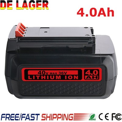 Akku Li-Ion 4,0Ah 36V für Black+Decker 40V Li-Ion BL20362 LBX2040 LBXR36 LHT2436