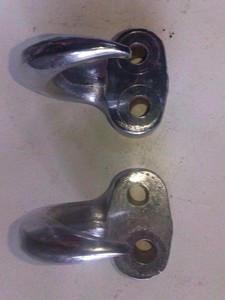 Jeep Grand Cherokee WJ Factory Tow Hooks CHROME - Pair- Hooks Only - 99-04 LH RH