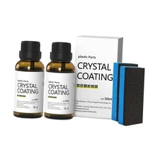 Crystal Coating for Car Plastic Parts, Crystal Coating Plastic Restorer, 2 Set