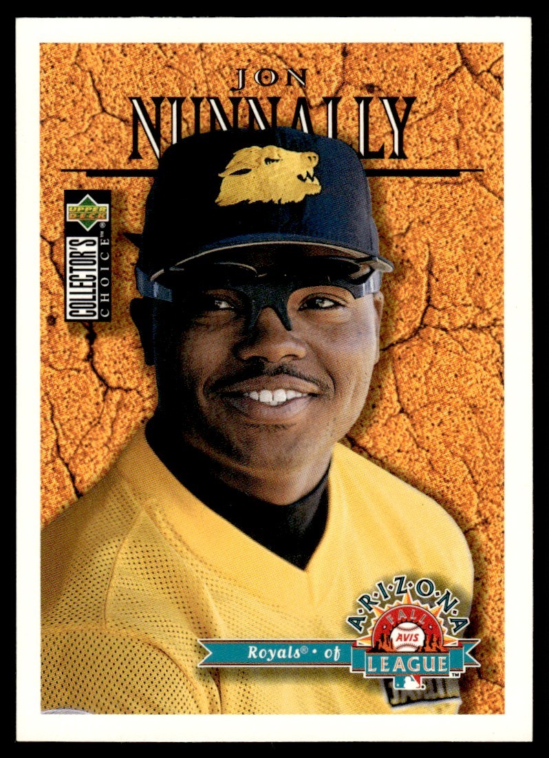 1996 Collector's Choice Jon Nunnally Rookie Kansas City Royals #657