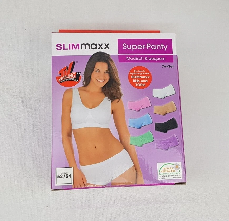 7er Pack Damen Pantie Slip Hotpants Panty in 7 Farben XXXL (52/54) Unterwäsche  - Bild 2 von 4